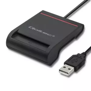 Qoltec 50642 устройство для чтения магнитных карт Черный USB
