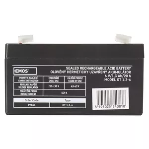 Emos 1201000500 household battery Rechargeable battery Sealed Lead Acid (VRLA)