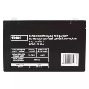 Emos 1201003500 household battery Rechargeable battery Sealed Lead Acid (VRLA)