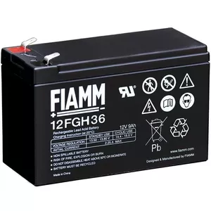 Свинцово-кислотный аккумулятор Fiamm 12 FGH 36 12V/9Ah