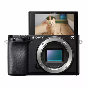 Sony α 6100 Беззеркальный цифровой фотоаппарат со сменными объективами 24,2 MP CMOS 6000 x 40000 пикселей Черный