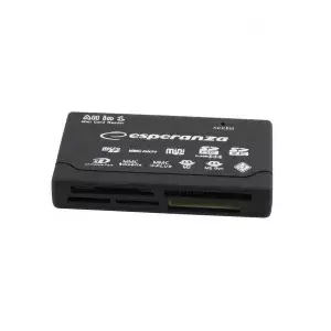 Esperanza EA119 karšu lasītājs USB 2.0 Melns