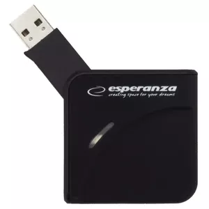 Esperanza EA130 karšu lasītājs USB 2.0 Melns