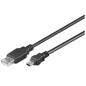 PremiumCord 1m USB2.0 - miniUSB M/M USB кабель USB A Mini-USB B Черный