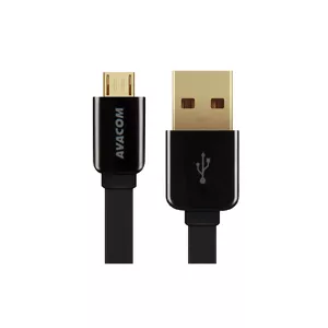 Кабель AVACOM MIC-40K USB - Micro USB, 40 см, черный