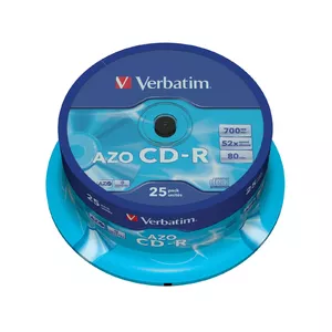 Verbatim CD-R AZO Crystal 700 MB 25 шт