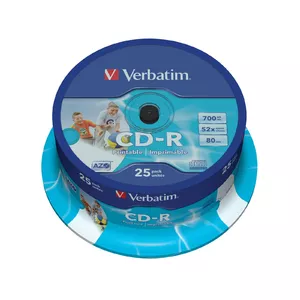 Verbatim CD-R AZO Wide Inkjet Printable 700 MB 25 шт