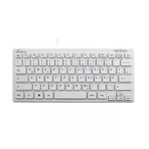 MediaRange MROS113 клавиатура USB QWERTZ Немецкий Белый