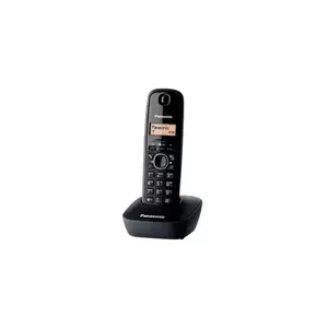 Panasonic KX-TG1611 телефонный аппарат DECT телефон Идентификация абонента (Caller ID) Черный