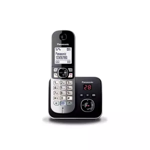 Panasonic KX-TG6821 telefons DECT telefons Zvanītāja ID Melns