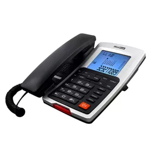 MaxCom KXT709 телефонный аппарат Аналоговый телефон Идентификация абонента (Caller ID) Черный, Белый