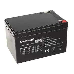 Green Cell AGM Battery 12V 12Ah - Batterie - 12.000 mAh Герметичная свинцово-кислотная (VRLA)