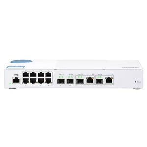 QNAP QSW-M408-2C сетевой коммутатор Управляемый L2 10G Ethernet (100/1000/10000) Белый