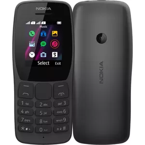 Nokia 110 4.5 cm (1.77") Black Feature phone