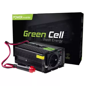 Green Cell INV06 strāvas adapteris & pārveidotājs Auto 150 W Melns