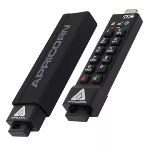 Apricorn Aegis Secure Key 3NXC USB флеш накопитель 4 GB USB тип-A 3.2 Gen 1 (3.1 Gen 1) Черный