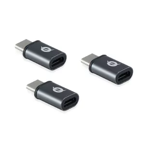 Conceptronic DONN05G гендерный адаптер USB 2.0 Type-C USB 2.0 Micro Черный