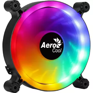 Aerocool Spectro 12 FRGB Datora korpusam Ventilators 12 cm Melns, Caurspīdīgs 1 pcs