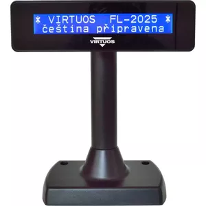 Virtuos FL-2025MB 2x20 ЖК-дисплей, USB, черный