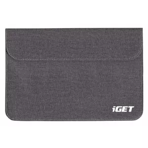 iGET iC10 - универсальный чехол для планшетов до 10,1'', с магнитной застежкой - серо-черный