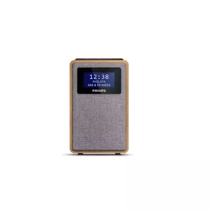 Philips TAR5005/10 радиоприемник Часы Цифровой Серый, Дерево