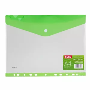Папка для документов - конверт PATIO A4, матовая, светло-зеленая
