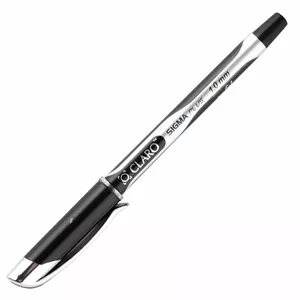 Ручка шариковая CLARO SIGMA PLUS 1,0 мм, черная, 1шт/блистер