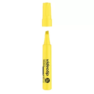 Текстовый маркер ICO VIDEOTIP косой, 1-4 мм, желтый