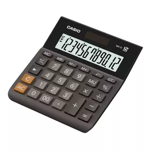Настольный калькулятор CASIO MH-12, 127 x 137 x 29 мм, черный