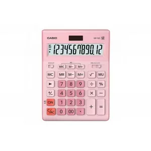 Настольный калькулятор CASIO GR-12C, 155x209x35 мм, розовый