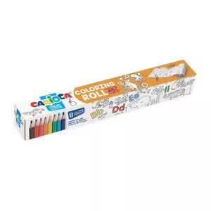 Carioca Coloring Roll + 8 Pencils ABC Доска-сверток для творчества