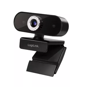 LogiLink UA0371 vebkamera 3 MP 1920 x 1080 pikseļi USB 2.0 Melns, Sudrabs