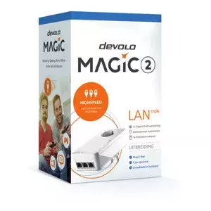Devolo Magic 2 LAN triple 2400 Мбит/с Подключение Ethernet Белый 1 шт