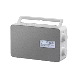 Panasonic RF-D30BTEG, DAB+ Radio Портативный Цифровой Серый, Белый