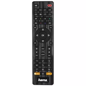 Hama 00012306 remote control IR Wireless DVD/Blu-ray, STB, TV, VCR Press buttons