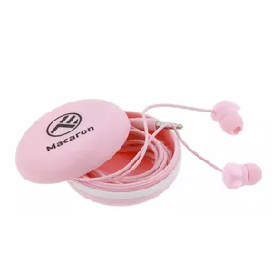 Tellur In-Ear austiņas Macaron rozā krāsā