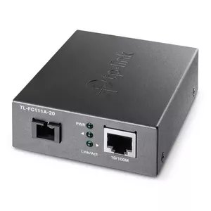 TP-Link TL-FC111A-20 сетевой медиа конвертор 100 Мбит/с Одномодовое волокно Черный
