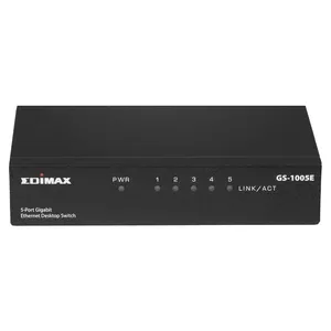 Edimax GS-1005E tīkla pārslēgs Nepārvaldīts Gigabit Ethernet (10/100/1000) Melns