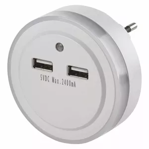 EMOS Ночник с 2 x USB + фотосенсор (P3313)