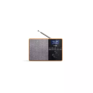 Philips TAR5505/10 радиоприемник Портативный Цифровой Черный, Серый, Дерево