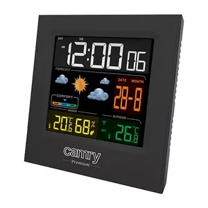 Camry Premium CR 1166 цифровая метеостанция Черный Сеть переменного тока / аккумулятор