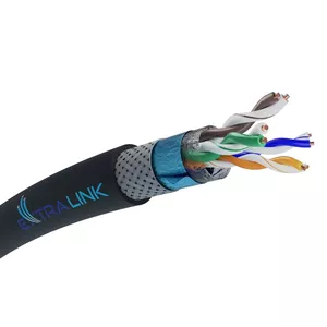 Extralink EX.16262 tīkla kabelis Melns 305 m Cat5e SF/UTP (S-FTP)