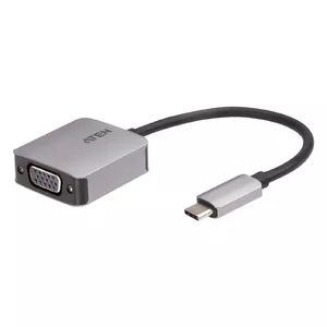 ATEN UC3002A-AT видео кабель адаптер USB Type-C VGA (D-Sub) Черный, Серебристый