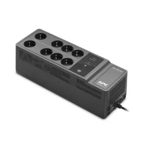 APC Back-UPS 650VA 230V 1 USB charging port - (Offline-) USV nepārtrauktas barošanas avots (UPS) Gaidstāve (bezsaiste) 0,65 kilovoltampērs 400 W 8 Maiņstrāvas izvade (-s)