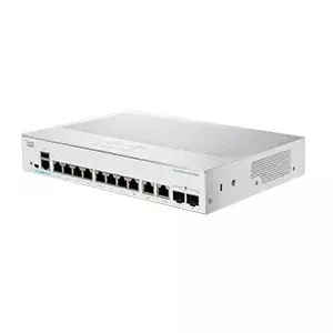 Cisco CBS250-8T-E-2G-EU сетевой коммутатор Управляемый L2/L3 Gigabit Ethernet (10/100/1000) Серебристый