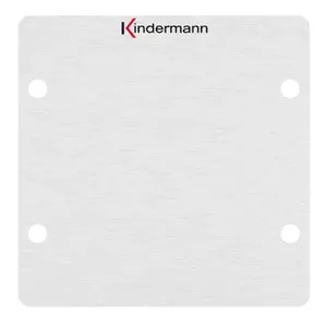 Kindermann 7444000500 рамка для розетки/выключателя Алюминий