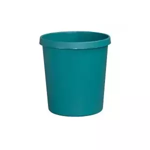 мусорное ведро helit H6105852 31x32cm 18л круглое пластиковое зеленое (H61058-52)