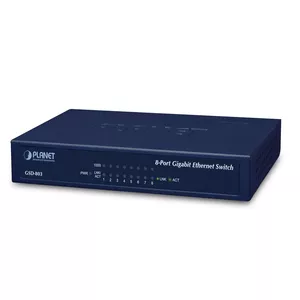 PLANET GSD-803 сетевой коммутатор Gigabit Ethernet (10/100/1000) Синий
