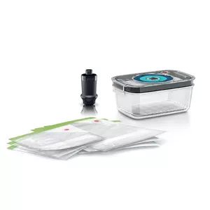 Bosch MSZV8FS1 емкость для хранения еды Прямоугольный Набор 3,8 L Черный, Зеленый, Серый, Прозрачный 7 шт