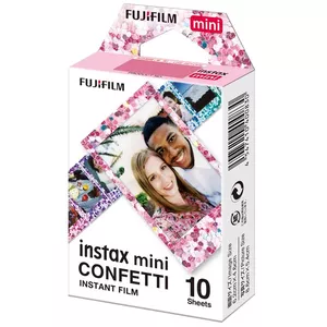 Fujifilm mini Confetti tūlītējas attīstīšanas filma 10 pcs 54 x 86 mm